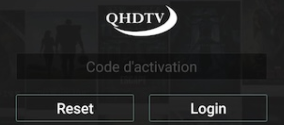 Interface intuitive de l'application QHDTV IPTV France